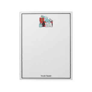 Nicht aufmachen bis Weihnachten Weihnachten Weihna Notizblock