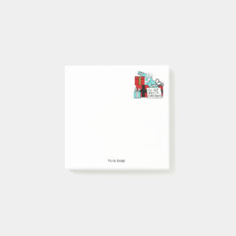 Nicht aufmachen bis Weihnachten Weihnachten Weihna Post-it Klebezettel