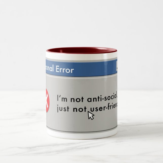 Nicht benutzerfreundliche Tasse (Mittel)