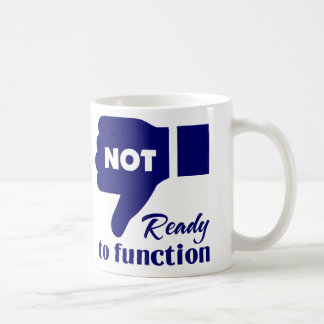 Nicht bereite Morgen-Tasse Tasse