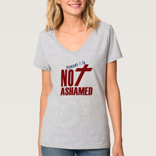 Nicht beschämt T-Shirt (Vorderseite)