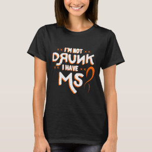 Nicht Betrunken habe ich Frau Orange Glial Scar Mu T-Shirt