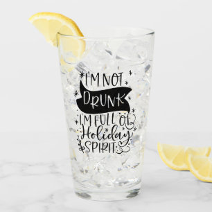 Nicht Betrunken nur voller Urlaubsstimmung XMAS Glas