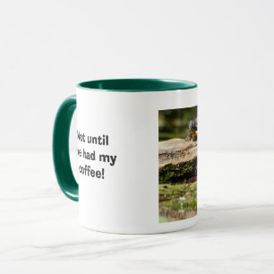 Nicht bevor ich meinen Kaffee getrunken habe! Tass Tasse
