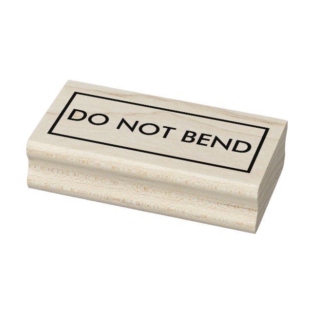 NICHT BIEGEN GUMMISTEMPEL (Stempel)