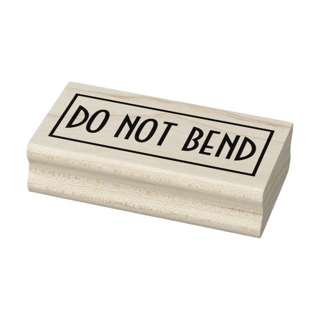 NICHT BIEGEN GUMMISTEMPEL (Stempel)