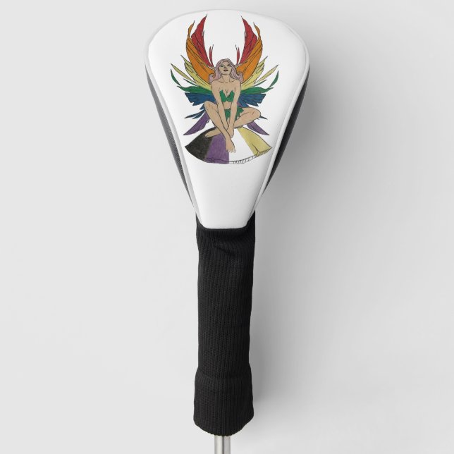 Nicht-binäre Fee Golf Headcover (Vorderseite)