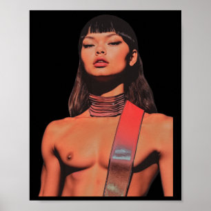 Nicht binäre Futures Ungebundener Power und Fluid Poster