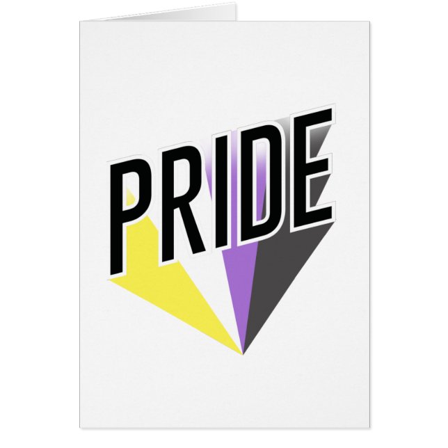 Nicht binäre Pride (Vorne)