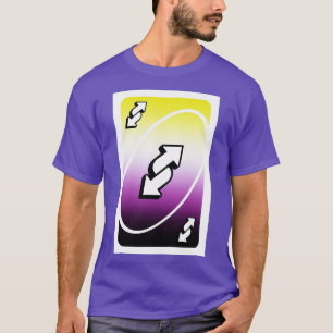 nicht binäre Uno Rückwärtskarte T-Shirt