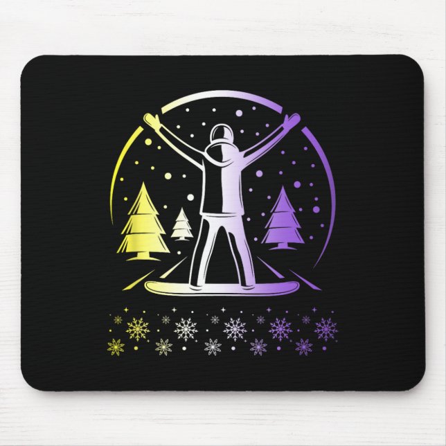 Nicht binärer Pride Subtle Lgbtq En Mousepad (Vorne)