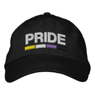 Nicht binärer Stolz bestickte Baseballkappe