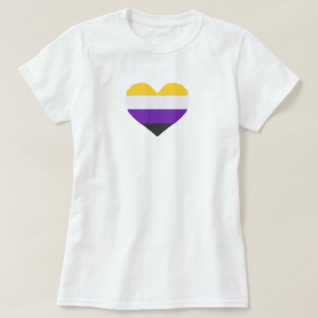 Nicht binärer Stolz T-Shirt (Design vorne)