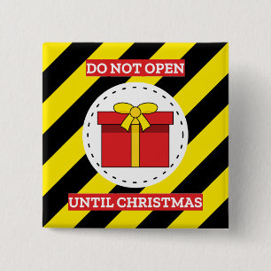 Nicht bis Weihnachten öffnen Button