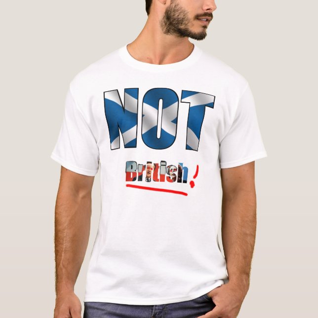 Nicht britisch (Licht) T-Shirt (Vorderseite)