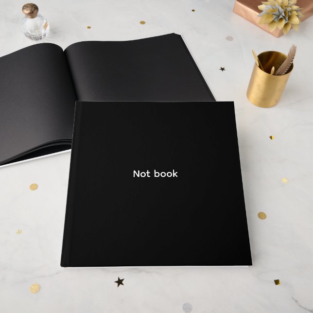 nicht buch 12" x 12" (Vorderseite offen)