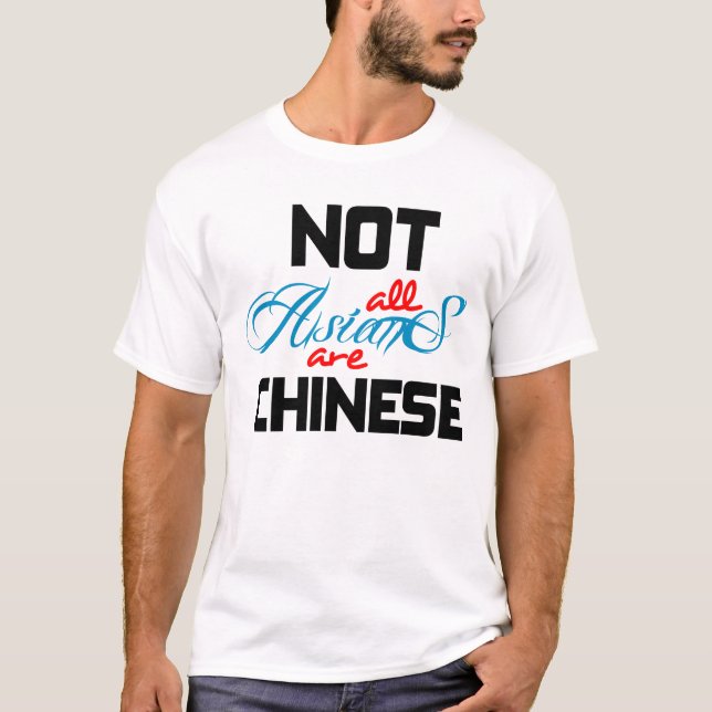 NICHT chinesisch T-Shirt (Vorderseite)