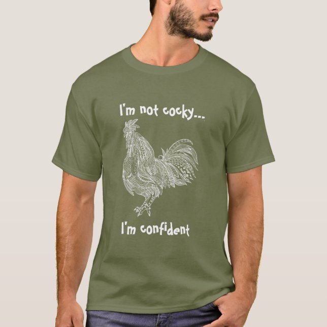Nicht cocky T - Shirt (Vorderseite)