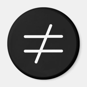 Nicht das gleiche Symbol Frauenrechtswettbewerb Magnet