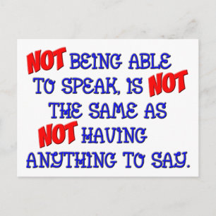 Nicht dasselbe postkarte