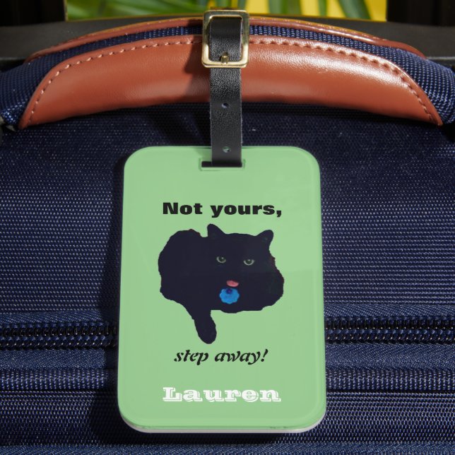 Nicht dein Schritt weg von der Acryl-Green-Gepäckm Gepäckanhänger (Vorderseite Insitu 2)