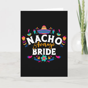 Nicht deine durchschnittliche Braut Cinco De Mayo  Karte