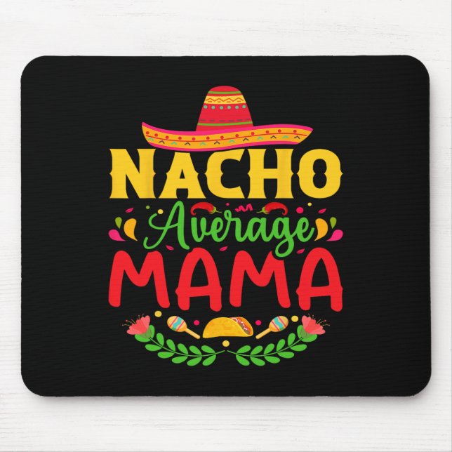Nicht deine durchschnittliche Mama - Lustiger Cinc Mousepad (Vorne)
