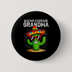 Nicht deine durchschnittliche Oma lustig Cinco de  Button