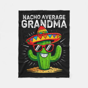 Nicht deine durchschnittliche Oma lustig Cinco de Fleecedecke