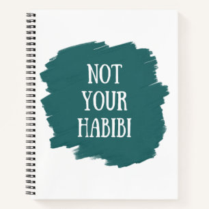 Nicht deine Habibi Notizbuch