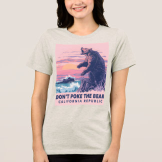 Nicht den Bären klopfen - Vintages T-Shirt des Wil Tri-Blend Shirt