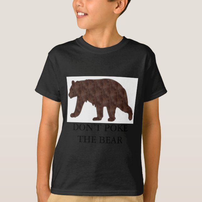 Nicht den Bären küssen  T-Shirt (Vorderseite)