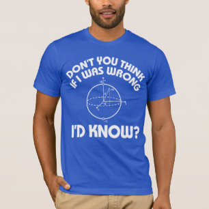 Nicht denken Sie, wenn ich Unrecht war, das ich T-Shirt