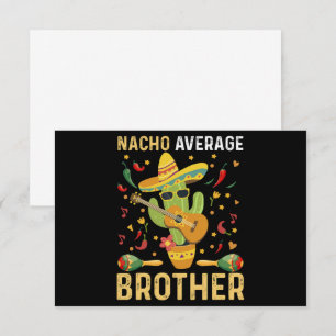 Nicht der durchschnittliche Bruder-Witz Cinco De M Dankeskarte