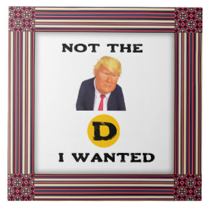 Nicht die D, die ich wollte Keramikfliese