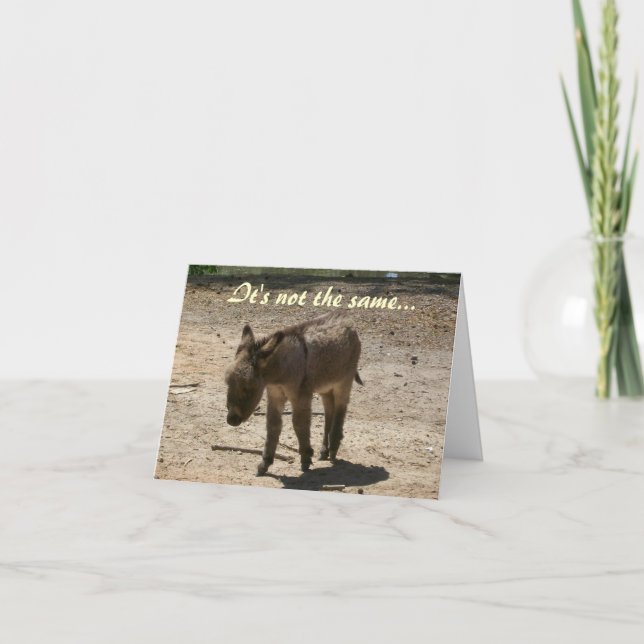 Nicht dieselbe Karte (Vorderseite)