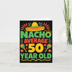 Nicht durchschnittliche 50 Jahre alte Cinco de May Karte