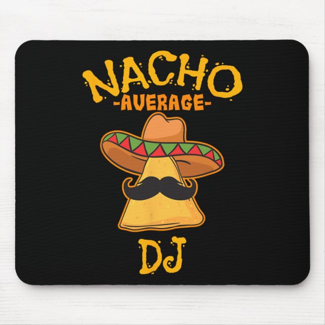 Nicht durchschnittliche DJ Cinco De Mayo Fiesta Me Mousepad (Vorne)