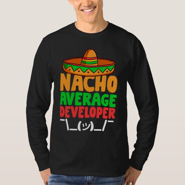 Nicht durchschnittlicher Softwareentwickler-Coding T-Shirt (Vorderseite)