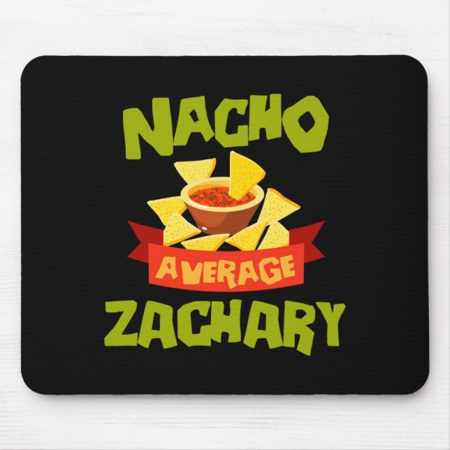 Nicht durchschnittlicher Zachary lustiger Geburtst Mousepad (Vorne)
