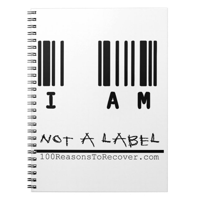 Nicht ein Aufkleber-Notizbuch Notizblock (Vorderseite)