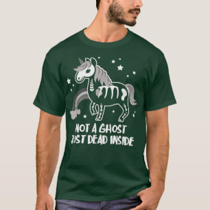Nicht ein Geist, der gerade im Halloween Skelett U T-Shirt