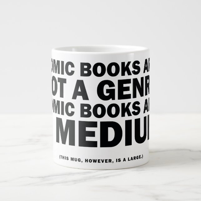 nicht ein Genre Jumbo-Tasse (Vorderseite)