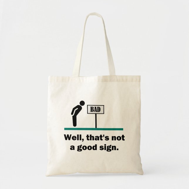 Nicht ein guter, sonniger Vater der Neuheit, Joke  Tragetasche (Vorne)