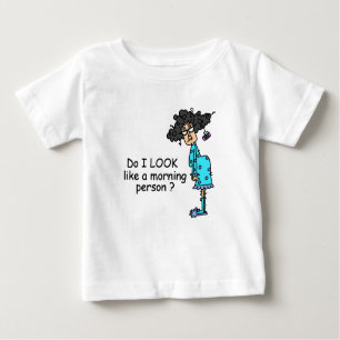 Nicht ein Morgenmensch Baby T-shirt