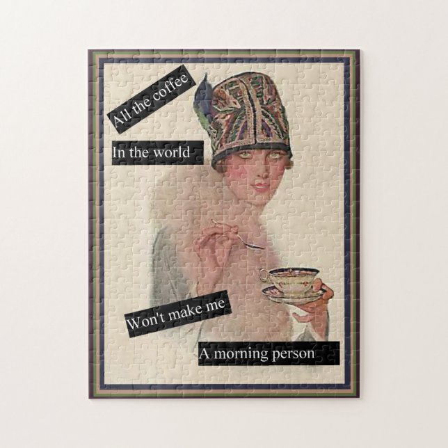 Nicht ein Morgenmensch Puzzle (Vertikal)