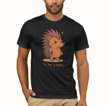 Nicht ein Phase-niedlicher Igel-Emo-T - Shirt