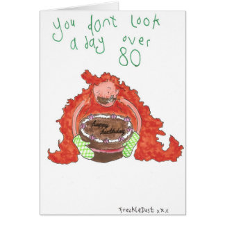 nicht ein Tag über 80