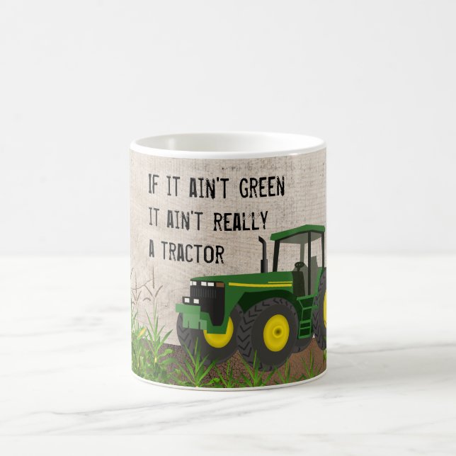Nicht ein Traktor, wenn es nicht grüne Kaffeetasse (Mittel)