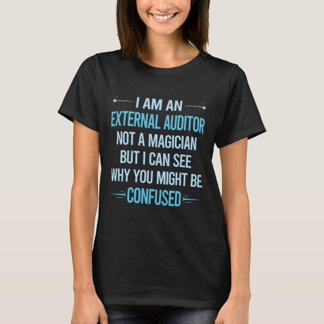 Nicht ein Zauberer - Externer Prüfer T-Shirt (Vorderseite)